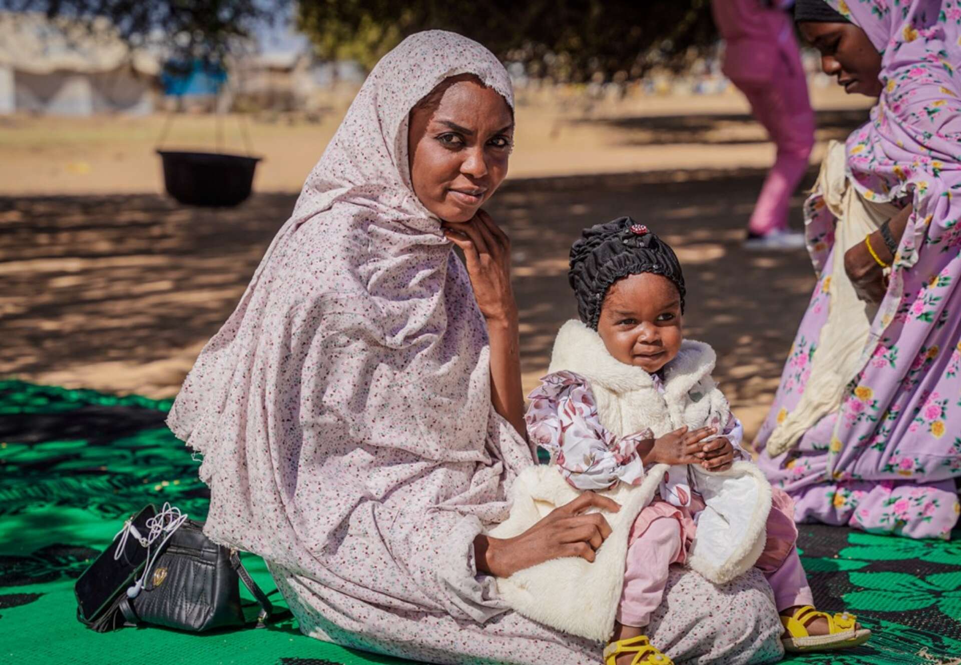 While Hanadi is seeking refuge in eastern Chad, she is still facing daily struggles. Photo: Nasson for the IRC