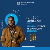 A Proud Moment: SJS Leader Abdalle Mumin Wins the 2025 Allard Prize Honour